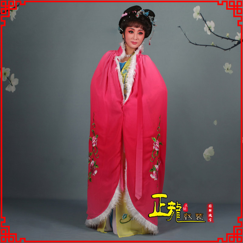 阿合奇小花旦绣花斗篷 花旦披风