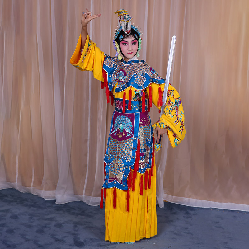 阿合奇霸王别姬虞姬服 软绉别姬服