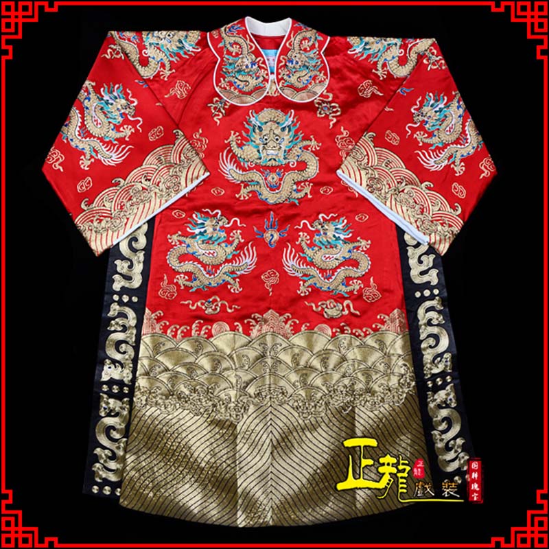 阿合奇皇帝蟒袍全金八宝团龙蟒